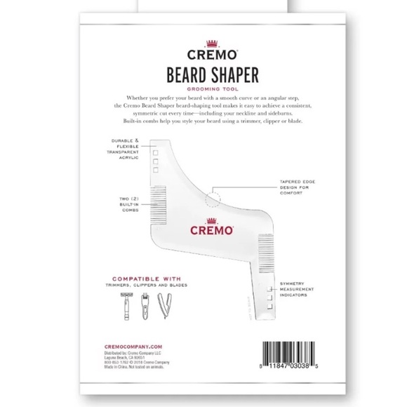 💛 Cremo Beard Shaper Grooming Tool All-In-One Template For Men - Picture 2 of 8